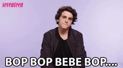 Man Mouth Open Saying Bop Bop Bebe Bop GIF