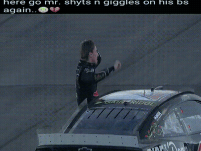 Man Next To Race Car Saying Dente GIF