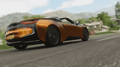 Man Next To Red Mercedes Convertible GIF