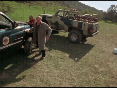 Man Next To Truck Saying Silverado GIF