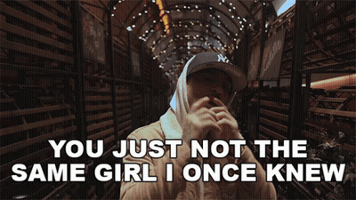Man NY Hat You Just Not Same Girl GIF