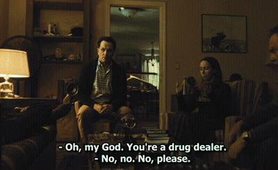 Man Oh My God You're A Drug Dealer GIF