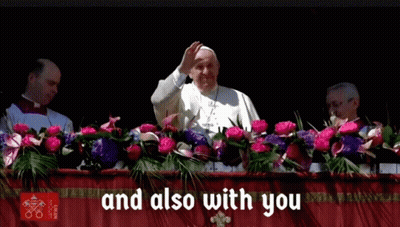 Man On Balcony With Flowers And Also With You GIF