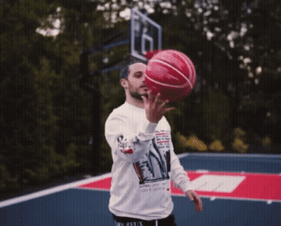 Man On Basketball Court Arms Outstretched Shirt Saying Do It For You Only People GIF