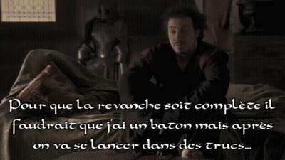 Man On Bed Pour Que La Revanche Soit Complete Il Faudrait Que Jai Un Baton Mais Apres GIF