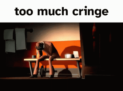 Man On Bench Head In Hands Too Much Cringe GIF