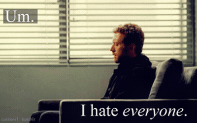 Man On Couch I Hate Everyone GIF