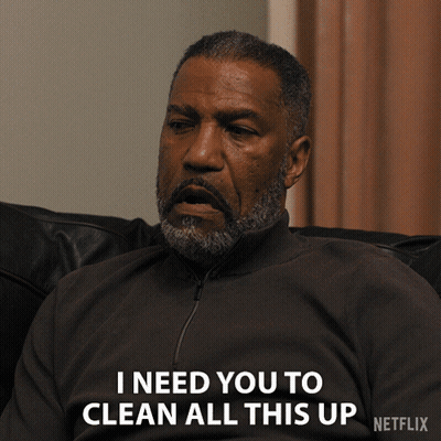Man On Couch I Need You To Clean All This Up Netflix GIF