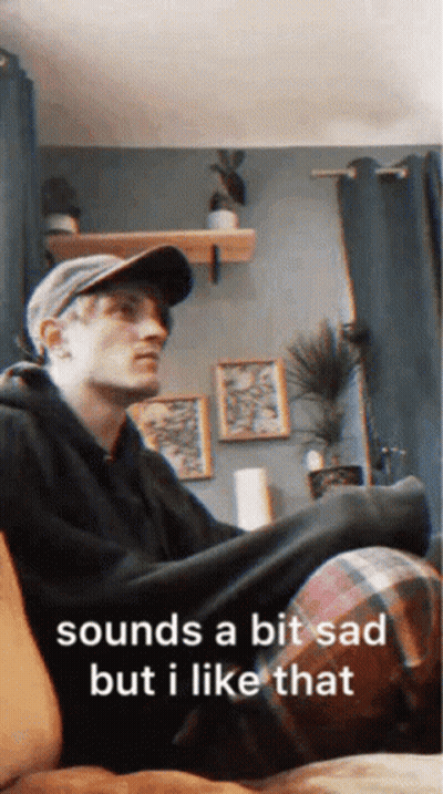 Man On Couch Sounds A Bit Sad But I Like That GIF