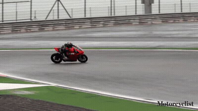 Man On Dirt Bike With Engine RPM Behind Him GIF