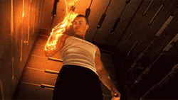 Man On Fire Chris Evans Human Torch GIF