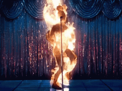 Man On Fire Dancing On Stage GIF