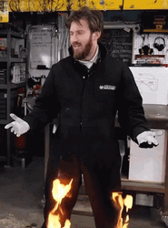 Man On Fire Liar Pants Burning GIF