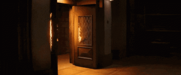 Man On Fire Walking Out Casually GIF