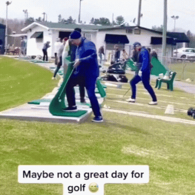 Man On Golf Course With Ffgolf GIF