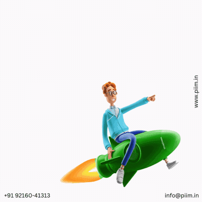 Man On Green Rocket Piim Advertisement GIF