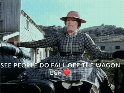 Man On Horse-Drawn Carriage GIF
