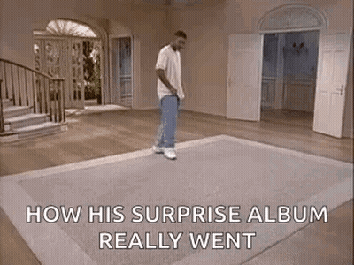 Man On How His Surprise Album Really Went GIF