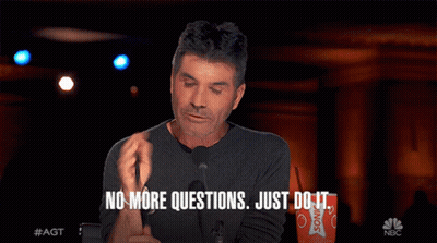 Man On Mic No More Questions Just Do It GIF