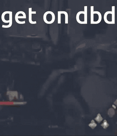 Man On Motorcycle Saying Get On DBD GIF