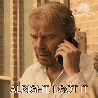 Man On Phone Saying Alright I Got It GIF