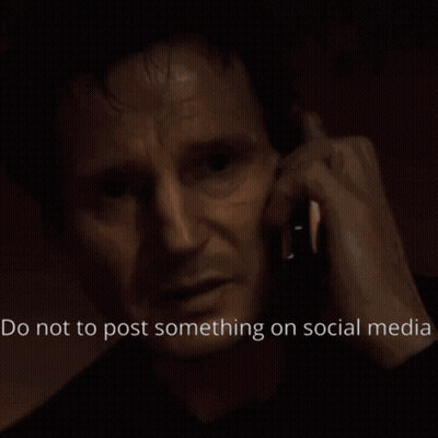 Man On Phone Saying Stir Panic And Anxiety GIF