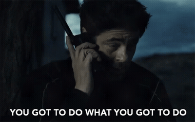 Man On Phone You Got To Do What You Got To Do GIF