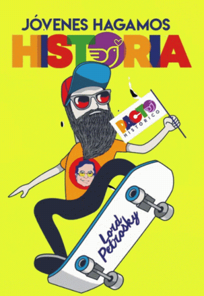 Man On Skateboard Jovenes Hagamos Historia GIF