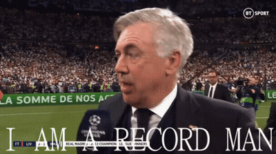 Man On Soccer Field I Am A Record Man GIF