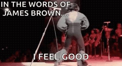 Man On Stage With Microphone And Crowd GIF