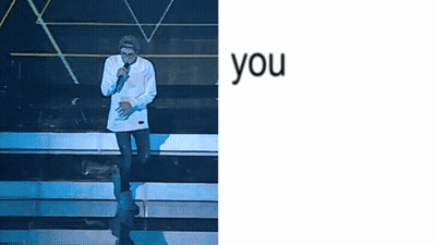 Man On Stage With Microphone And You GIF