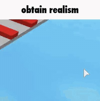 Man On Staircase Saying Obtain Realism GIF