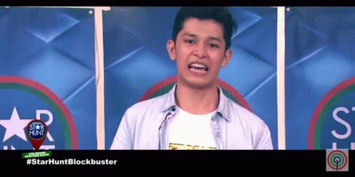 Man On Star Hunt Making Funny Face GIF