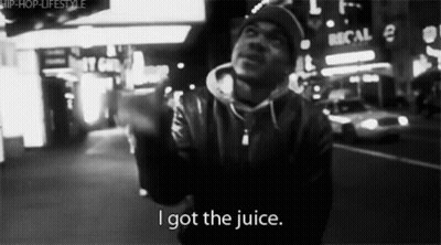 Man On Street Saying I Got The Juice GIF