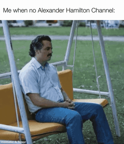 Man On Swing Me When No Alexander Hamilton GIF