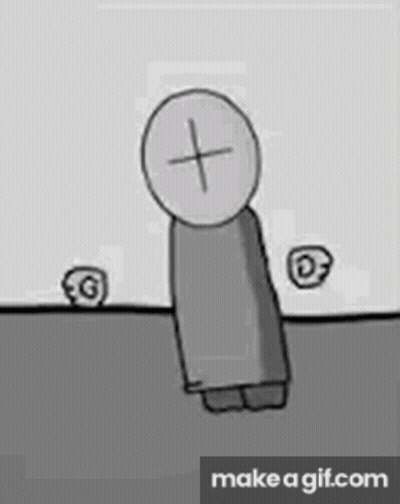 Man On Swing Video Game Woman Behind GIF