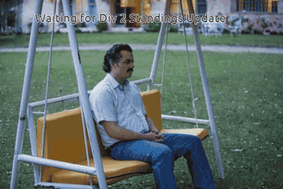 Man On Swing Waiting For Div 2 Standings Update GIF