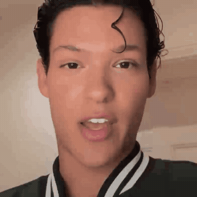 Man Open Mouth Black And White Jacket GIF