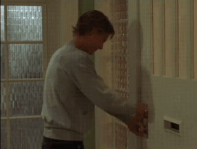 Man Opening Door With Key GIF