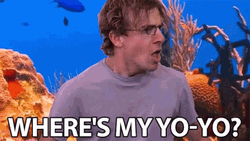 Man Panicking Looking For Yoyo GIF