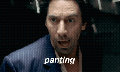 Man Panting GIF