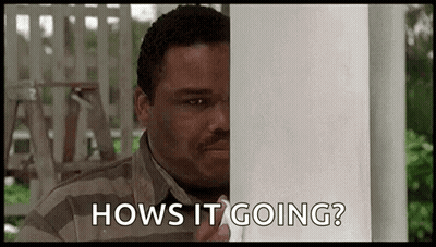 Man Peeking From Behind Porch Post GIF
