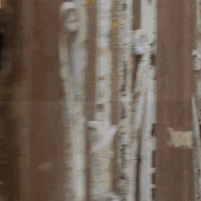 Man Peeking Through Doorway GIF