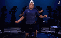 Man Peloton Workout Having Fun Yet GIF