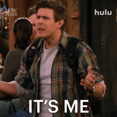 Man Plaid Shirt Says It's Me Hulu Ad GIF