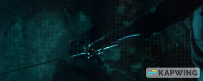 Man Playing Badminton On Court With HSBC Ad GIF