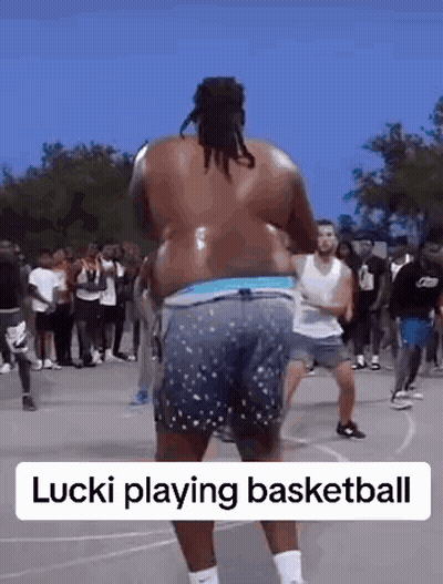 Man Playing Basketball GIF