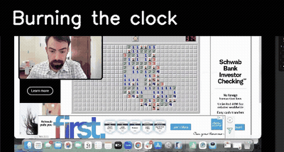 Man Playing Burning The Clock GIF