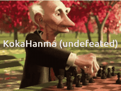 Man Playing Chess Kokahanna GIF
