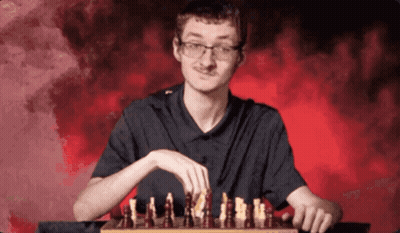 Man Playing Chess GIF